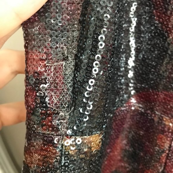 Elie Tahari black sequin mini dress - Picture 10 of 11